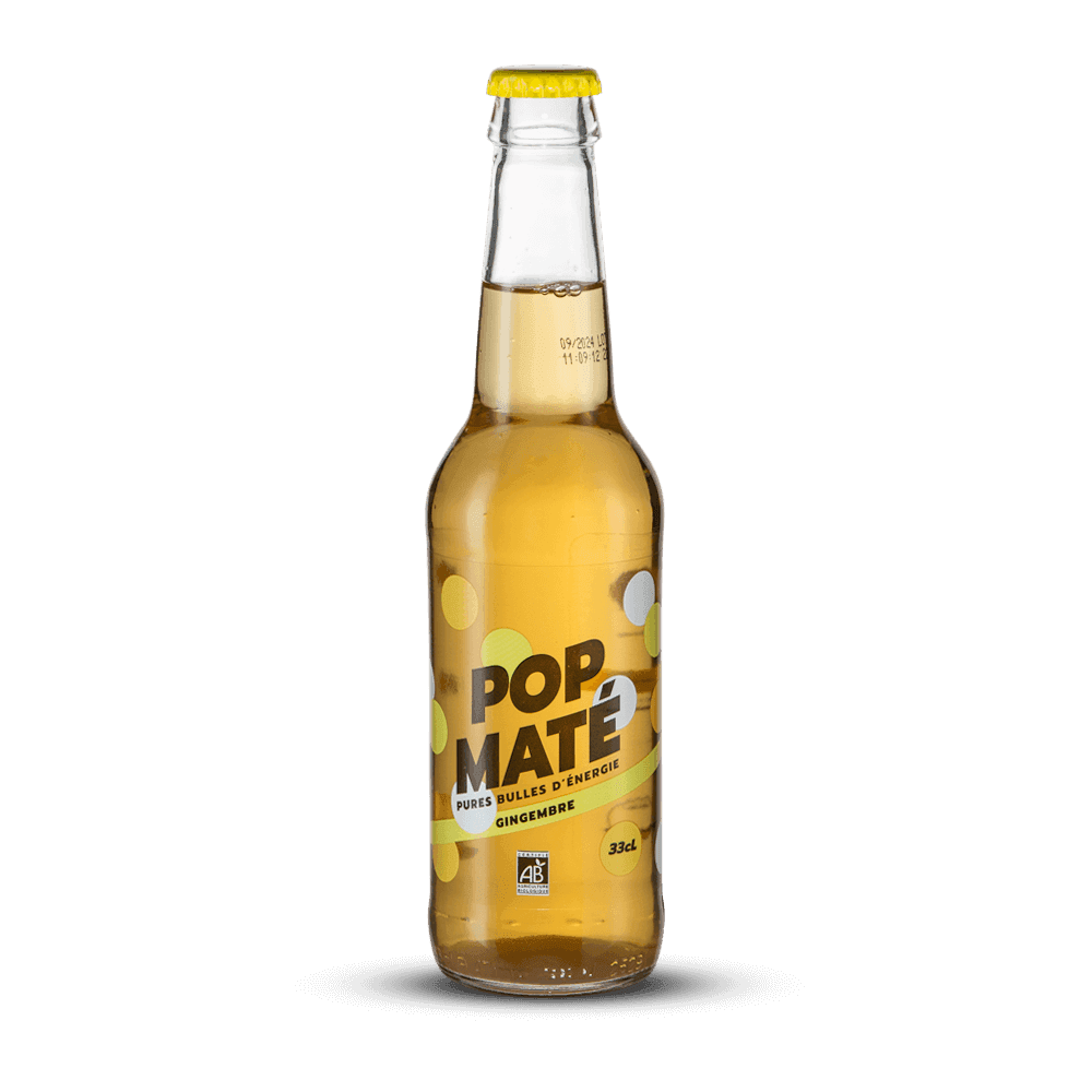 Pop Maté Gingembre 33 cl