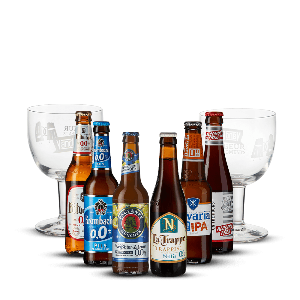 Pack 6 Bières Sans Alcool + 2 Verres