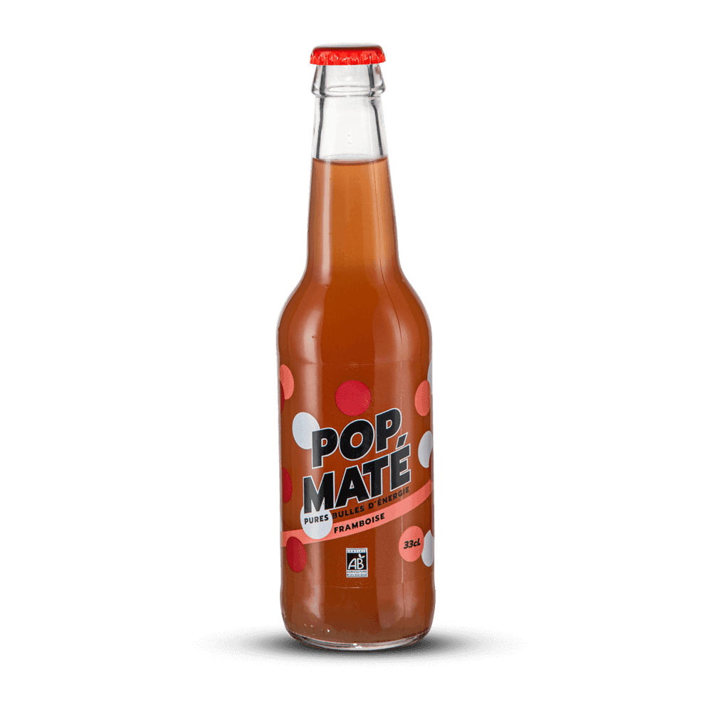 Pop Maté Framboise 33 cl