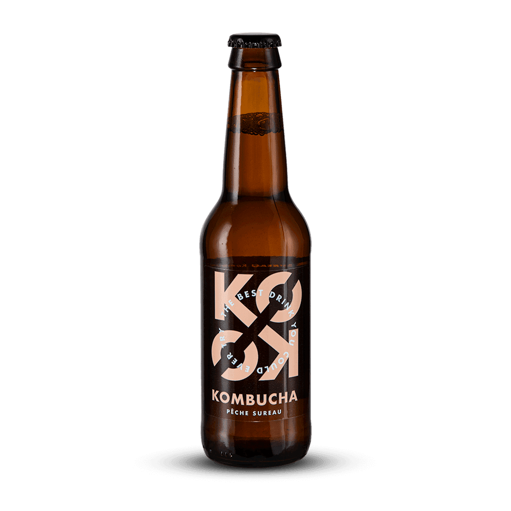 Koko Kombucha Pêche Sureau 33 cl