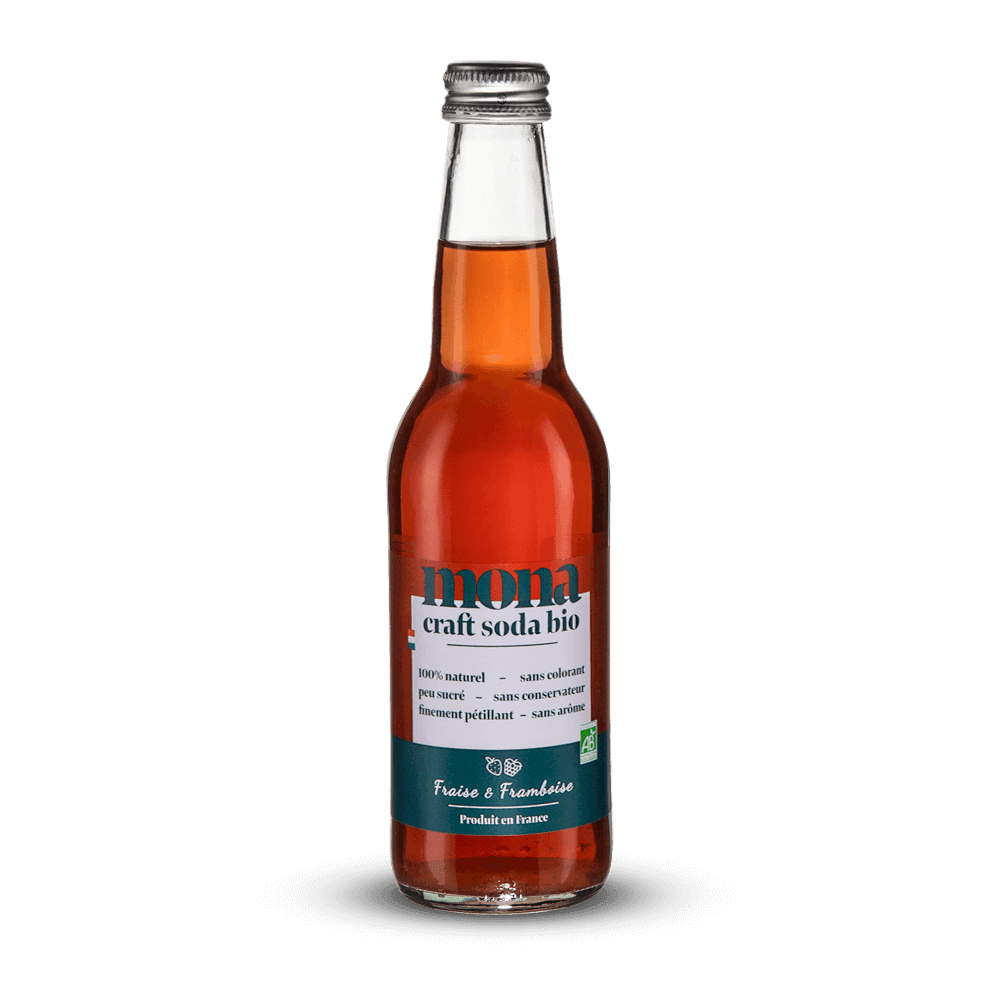 Mona Limonade Fraise/Framboise 33 cl