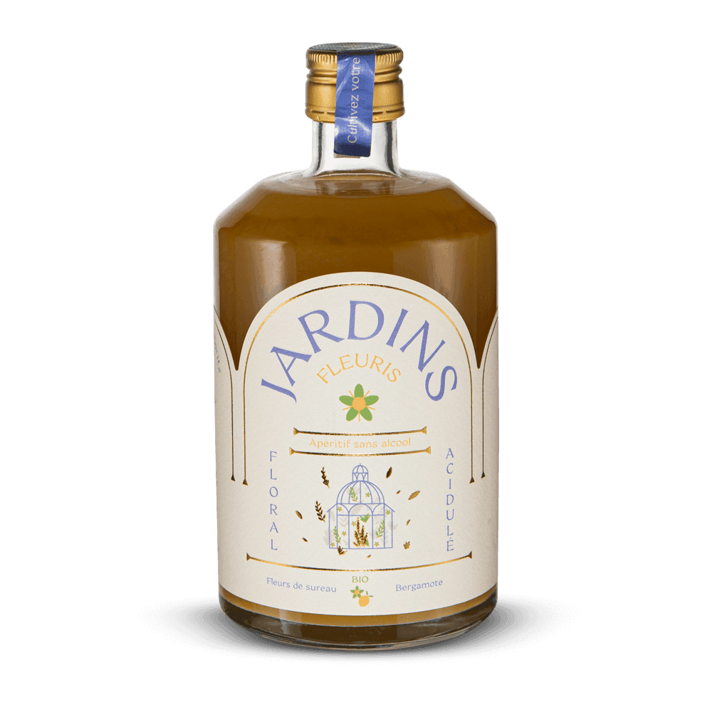 Jardins Fleuris Fleurs de Sureau & Bergamote Sans Alcool 70 cl