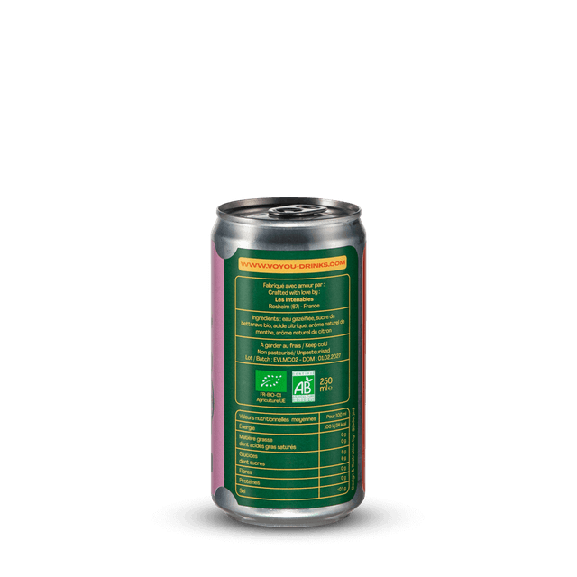 Voyou - Limonade Menthe/Citron 25 cl | V and B