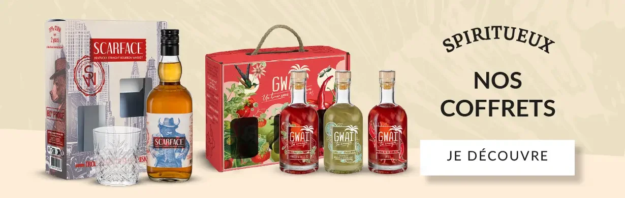 Menu Spiritueux - Coffrets