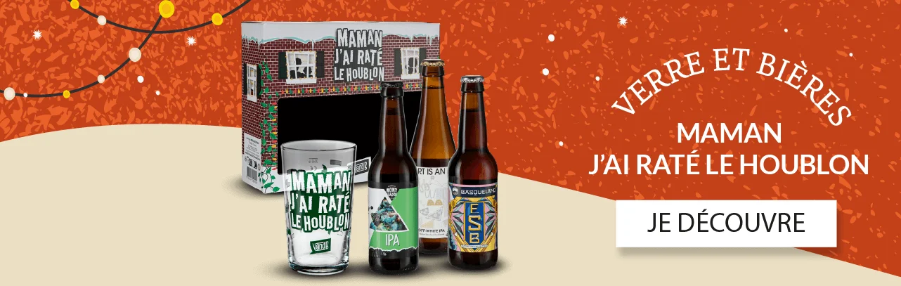 Menu Verre - Coffret maman j'ai raté le houblon