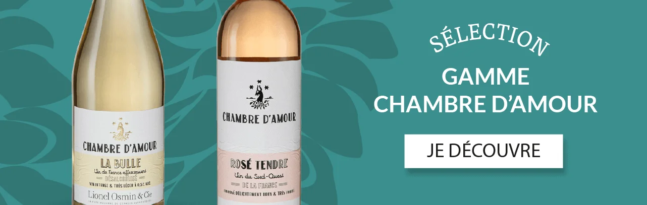 Menu Vin - Gamme Chambre d'Amour