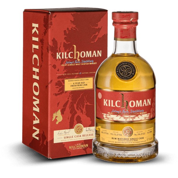 Kilchoman 6 ans 2016 Rum Barrel Single Cask Antipodes 59,1%