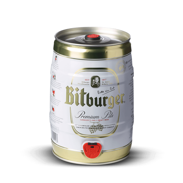 Mini-fût Bitburger 5 l