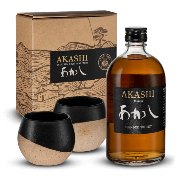 Coffret Akashi Meïsei + 2 Japanese Cups