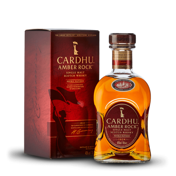 Cardhu Amber Rock 40% + étui