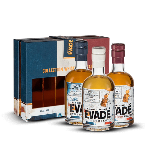 Coffret Whisky Trilogie Evadé 3 x 20cl 42%