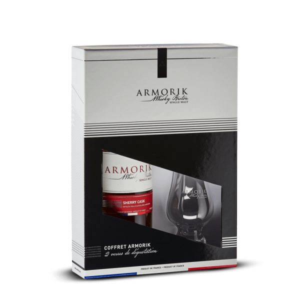 Coffret Armorik Sherry + 2 verres