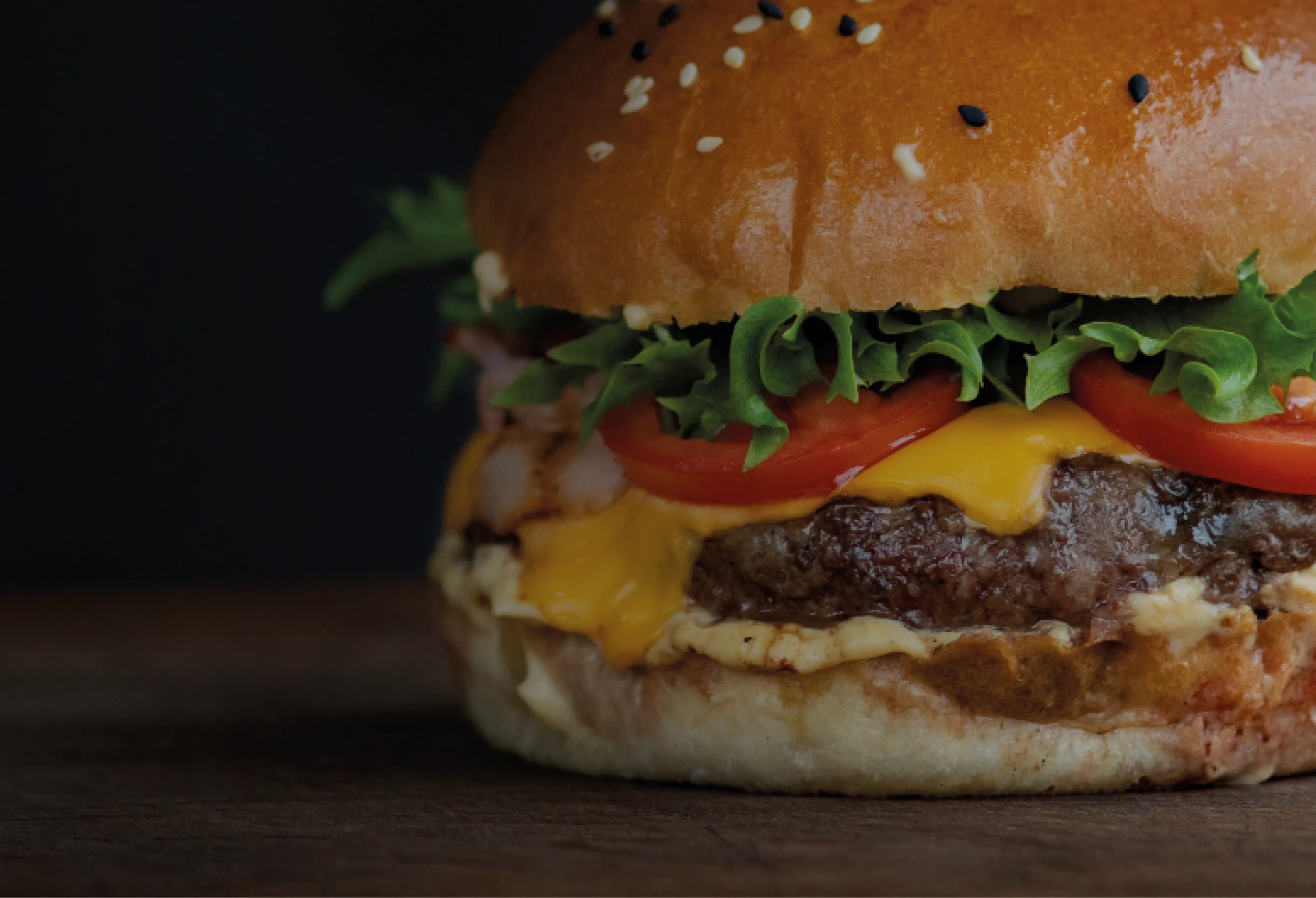 Cheeseburger et vins