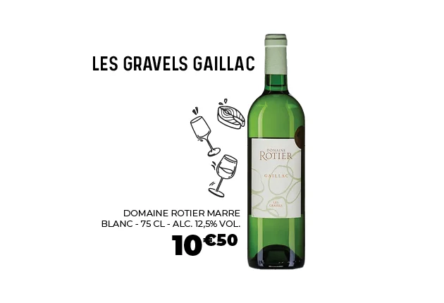 Vin blanc les gravels gaillac