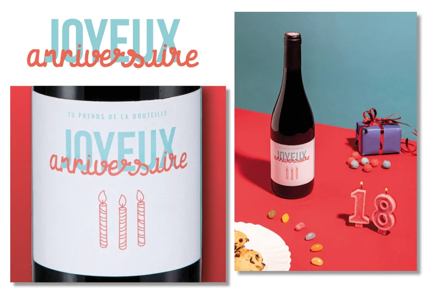 Création d'une étiquette pour une bouteille de vin rouge, Product label  contest