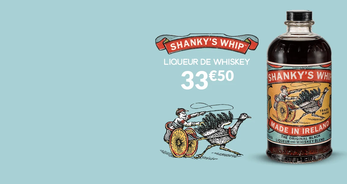 Twin droit - Liqueur Shanky's Whip 33%